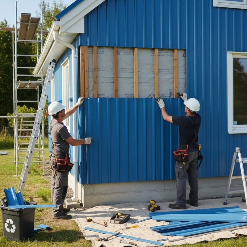 Aluminium Siding Installation