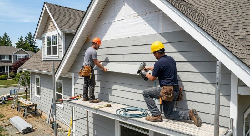 Cement Siding Installation in Boston, MA